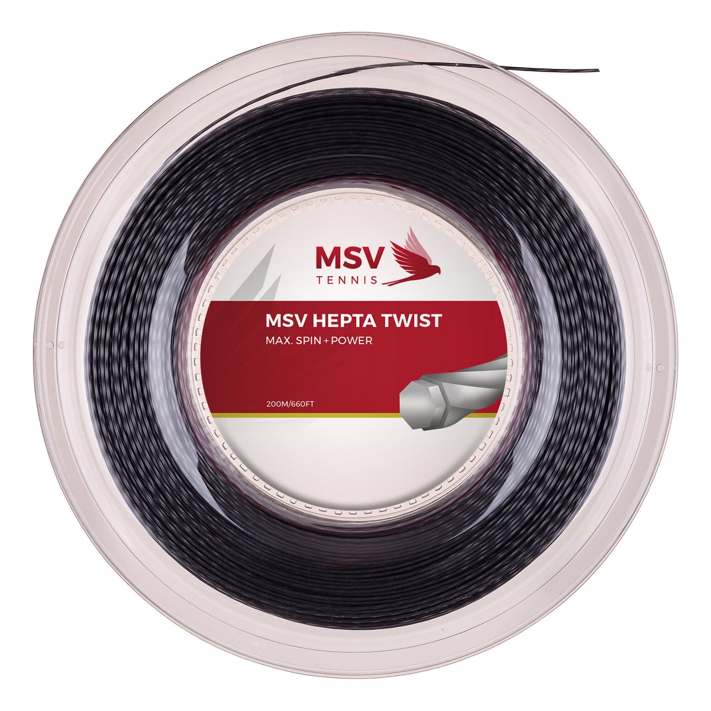 MSV Hepta-Twist Rol Snaren 200m-Antraciet MSV Hepta-Twist Rol Snaren 200m-Antraciet