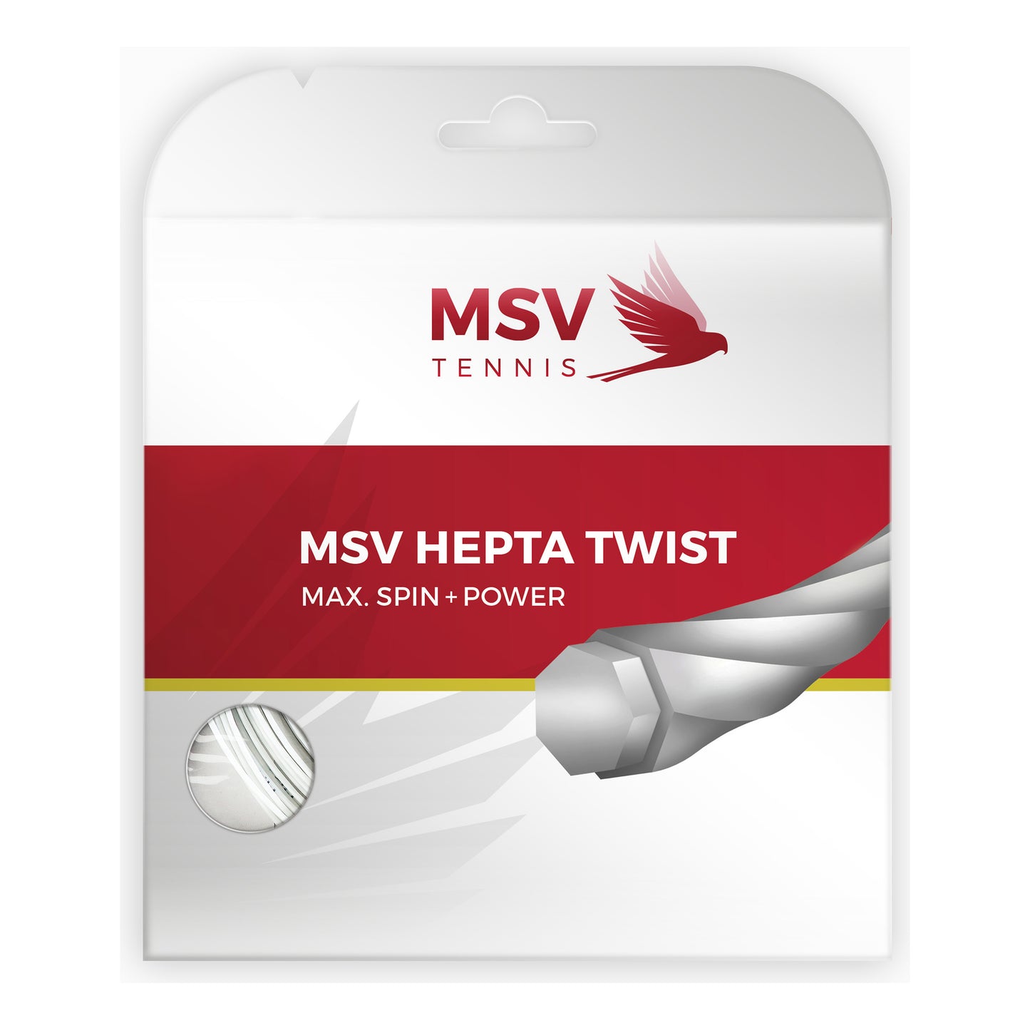 MSV Hepta-Twist Set Snaren 12m-Wit MSV Hepta-Twist Set Snaren 12m-Wit