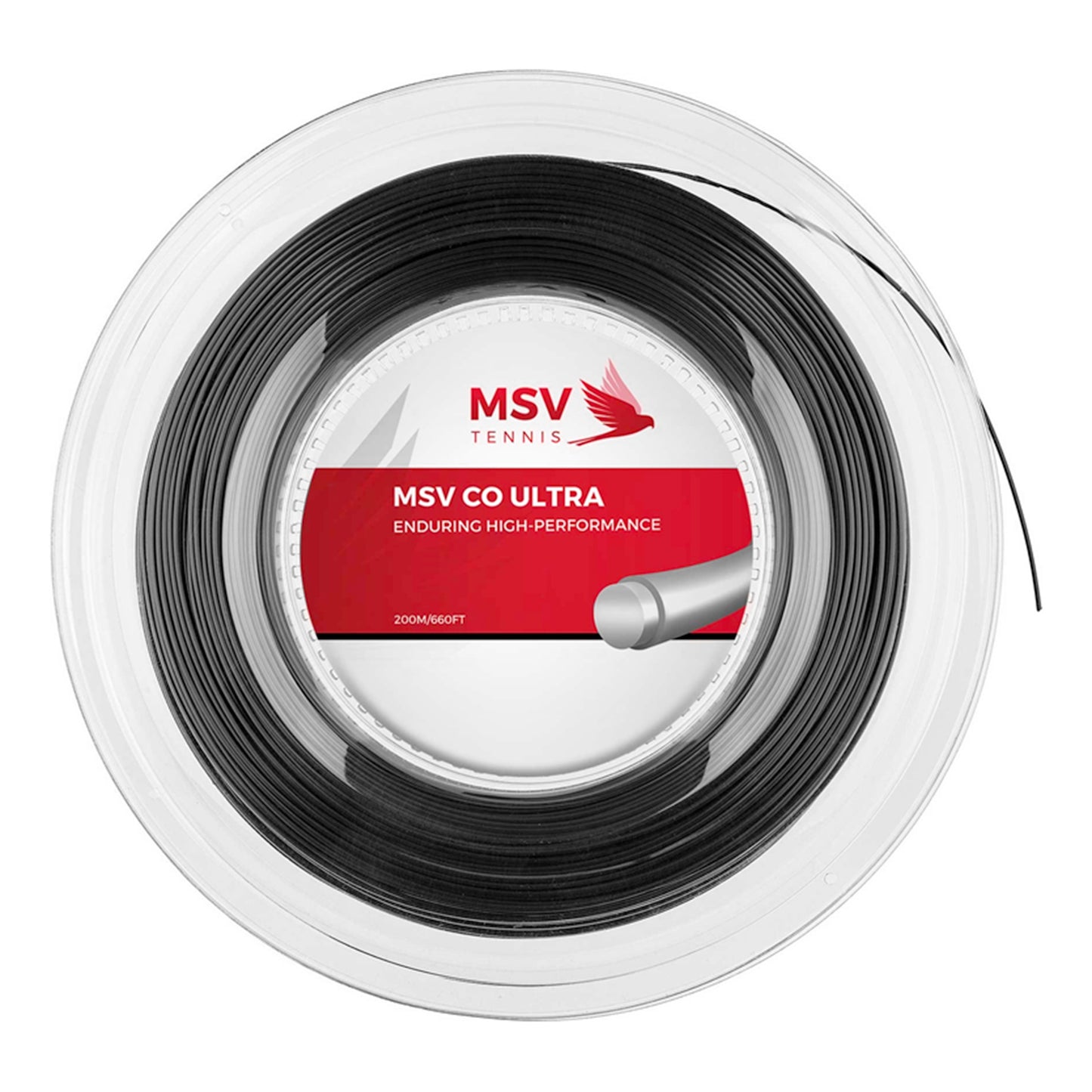MSV Co Ultra Rol Snaren 200m-Zwart MSV Co Ultra Rol Snaren 200m-Zwart
