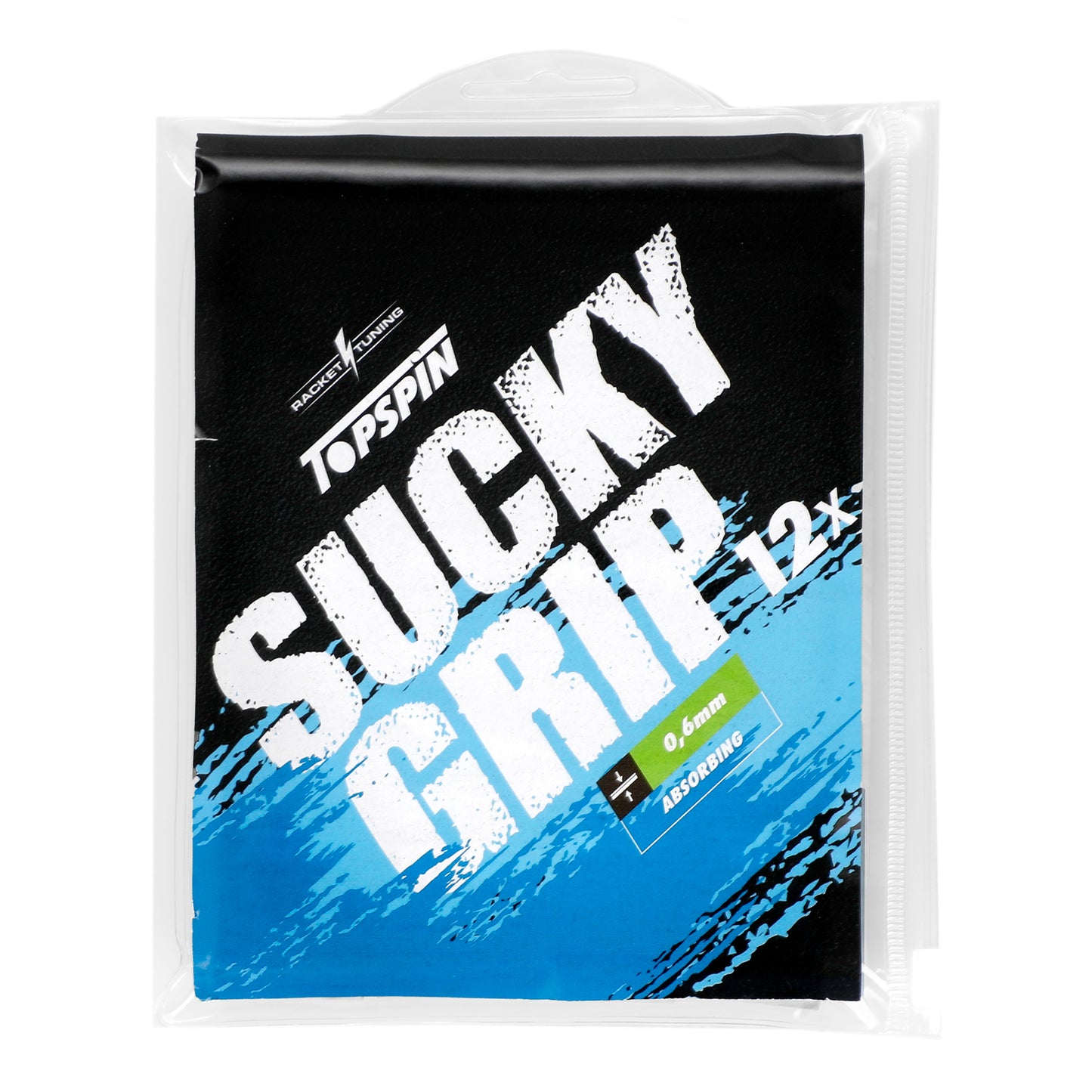 Topspin Sucky Grip Verpakking 12 Stuks-Grijs Topspin Sucky Grip Verpakking 12 Stuks-Grijs