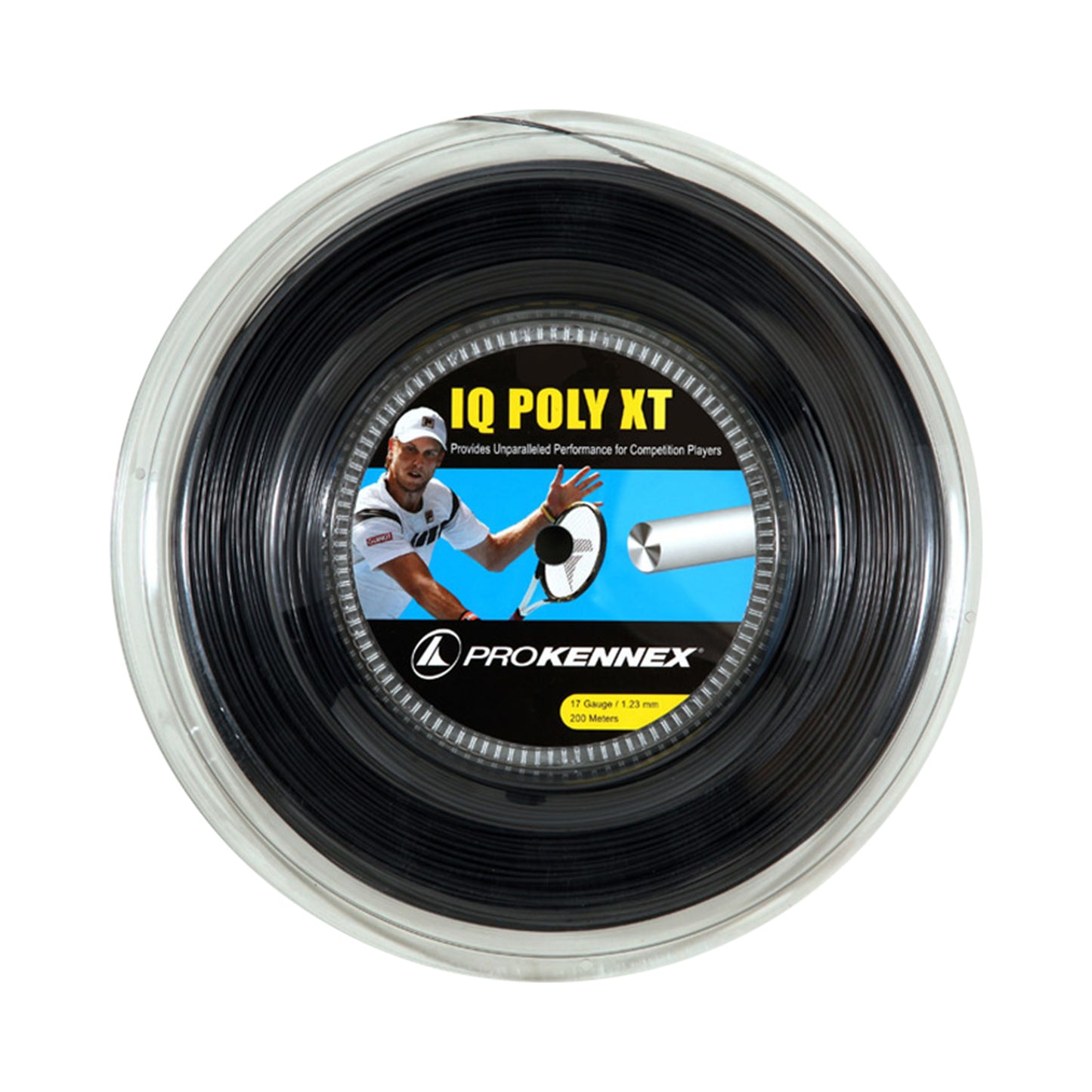 PROKENNEX Iq Poly Xt Rol Snaren-Zwart PROKENNEX Iq Poly Xt Rol Snaren-Zwart