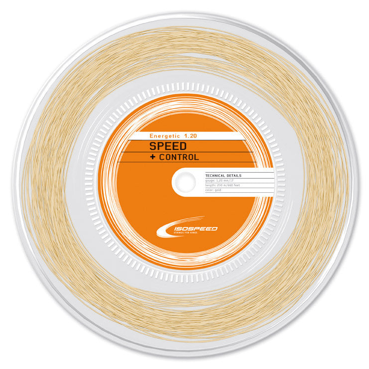Isospeed Energetic Rol Snaren 200m-Goud Isospeed Energetic Rol Snaren 200m-Goud