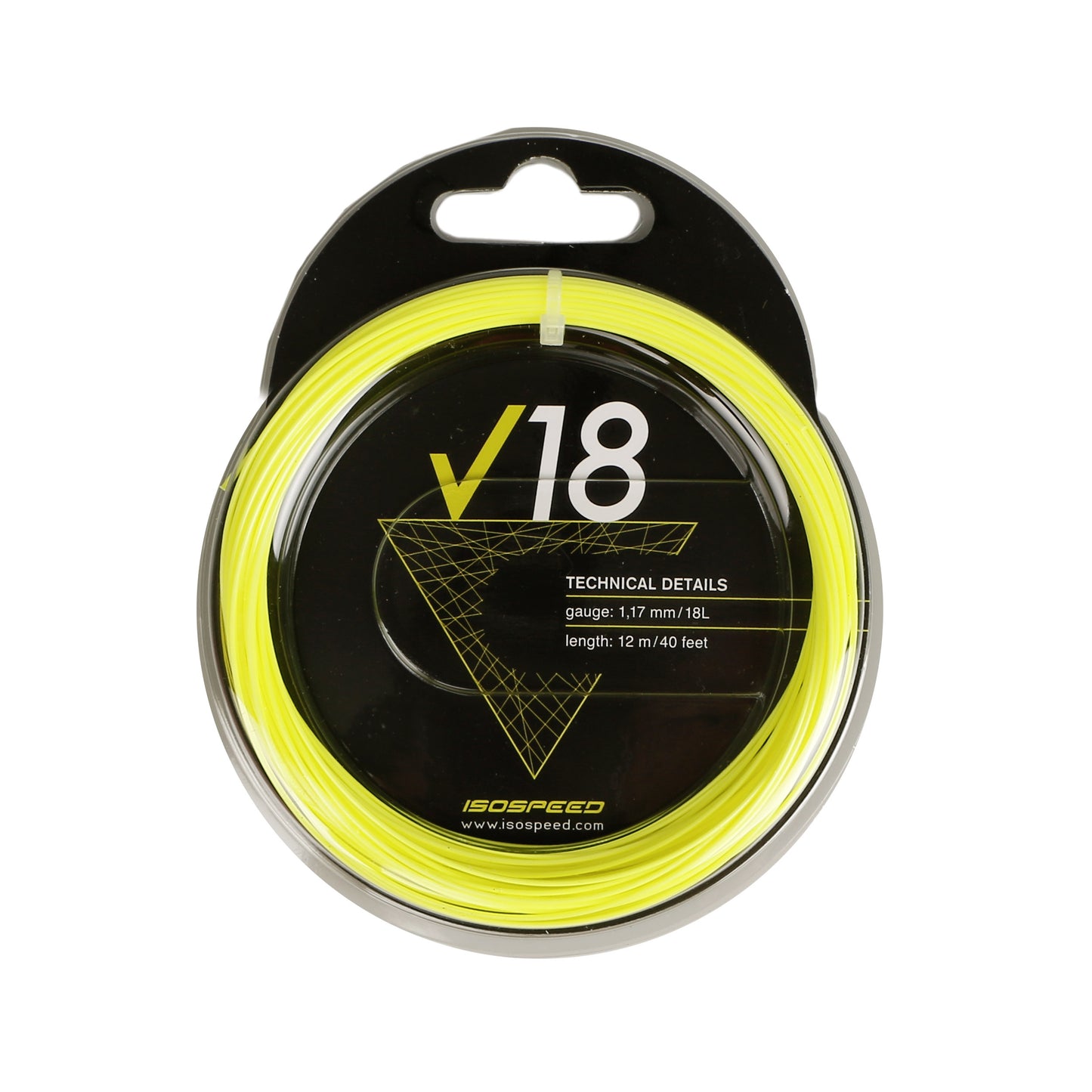 Isospeed V18 Set snaren 12m - geel Isospeed V18 Set snaren 12m - geel