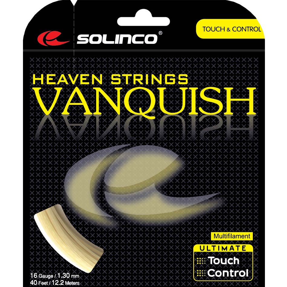 Solinco Vanquish Natur Set Snaren 12,2m-Natuurlijke Kleuren Solinco Vanquish Natur Set Snaren 12,2m-Natuurlijke Kleuren