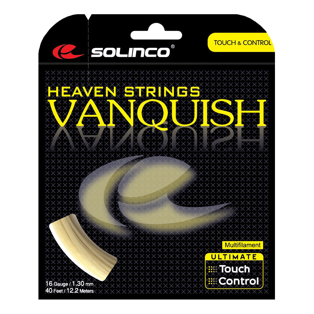 Solinco Vanquish Natur Set Snaren 12,2m-Natuurlijke Kleuren Solinco Vanquish Natur Set Snaren 12,2m-Natuurlijke Kleuren