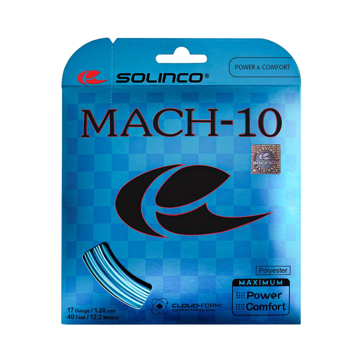 Solinco Mach 10 Set Snaren-Blauw Solinco Mach 10 Set Snaren-Blauw