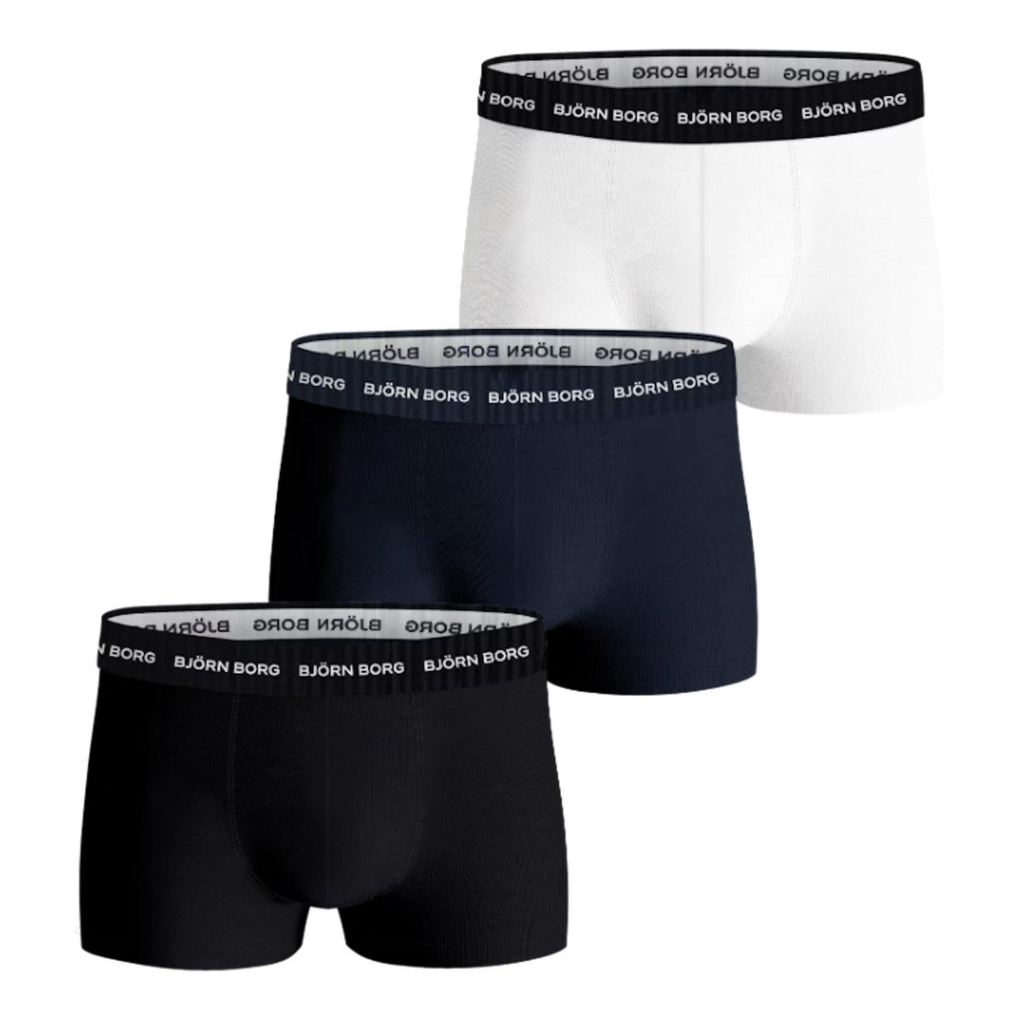 Björn Borg Cotton Stretch Trunk Boxershort Verpakking 3 stuks Heren - veelkleurig Björn Borg Cotton Stretch Trunk Boxershort Verpakking 3 stuks Heren - veelkleurig