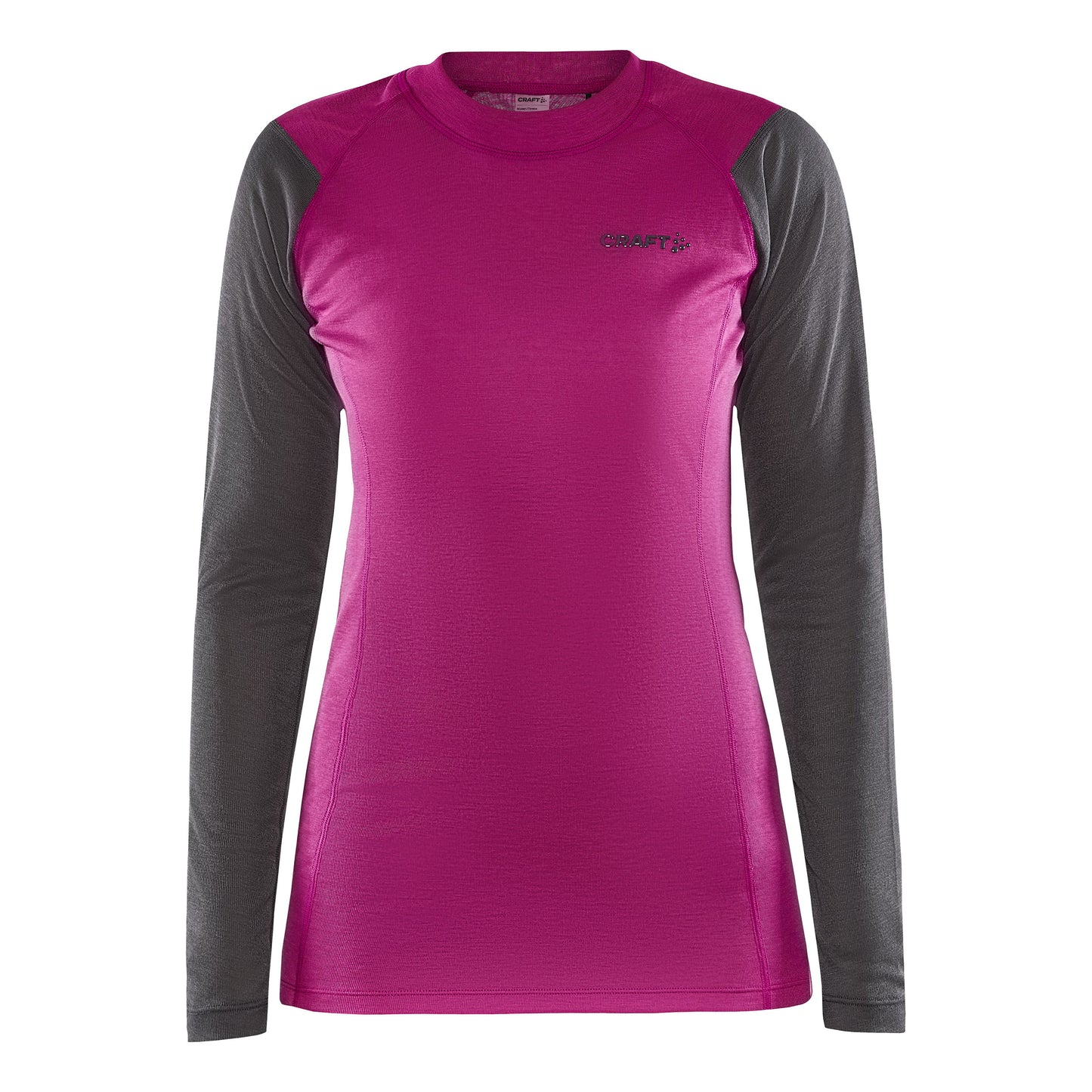 Craft Core Warm Baselayer Longsleeve Dames - berry, grijs Craft Core Warm Baselayer Longsleeve Dames - berry, grijs
