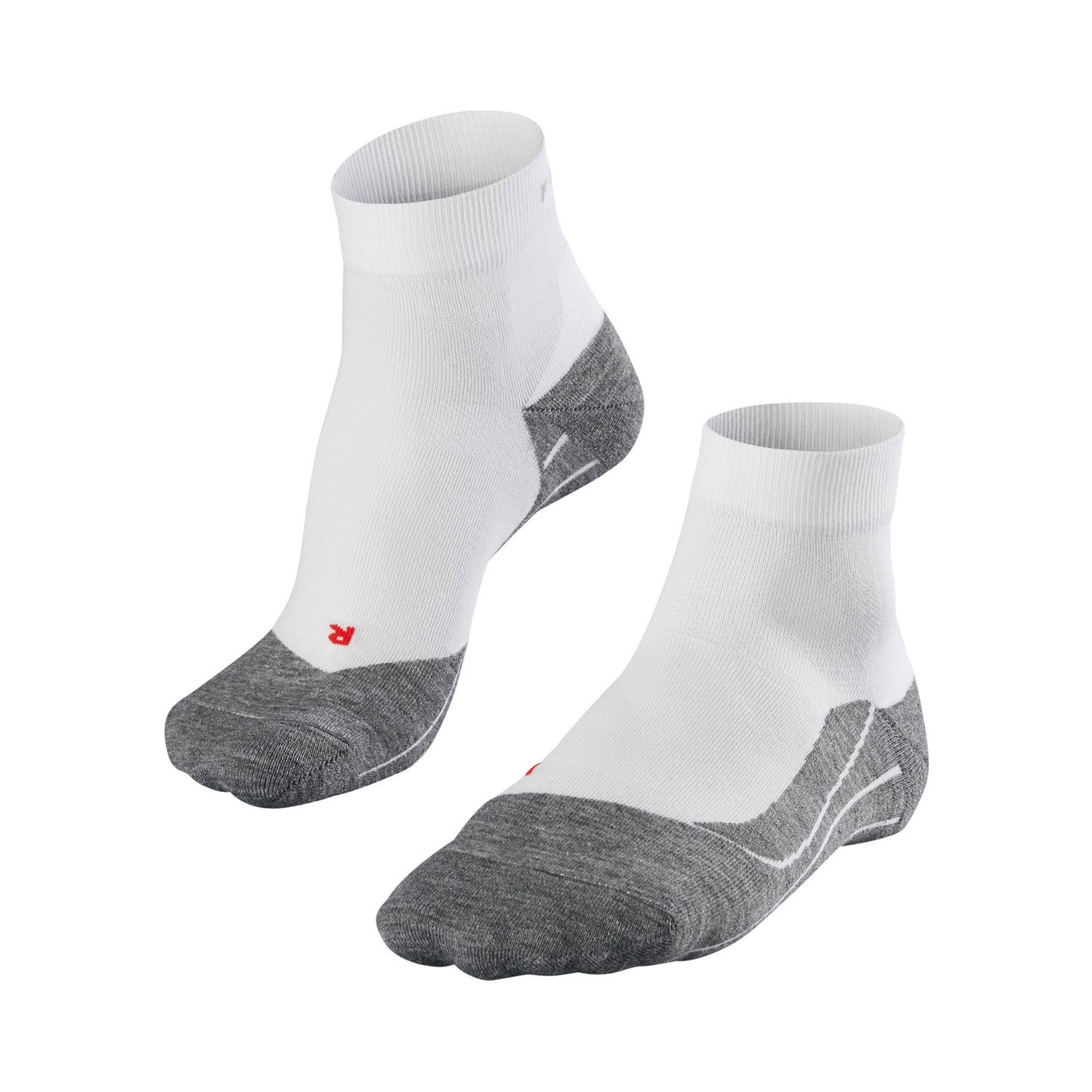 Falke RU4 Endurance Short Hardloopsokken Heren - wit, grijs Falke RU4 Endurance Short Hardloopsokken Heren - wit, grijs