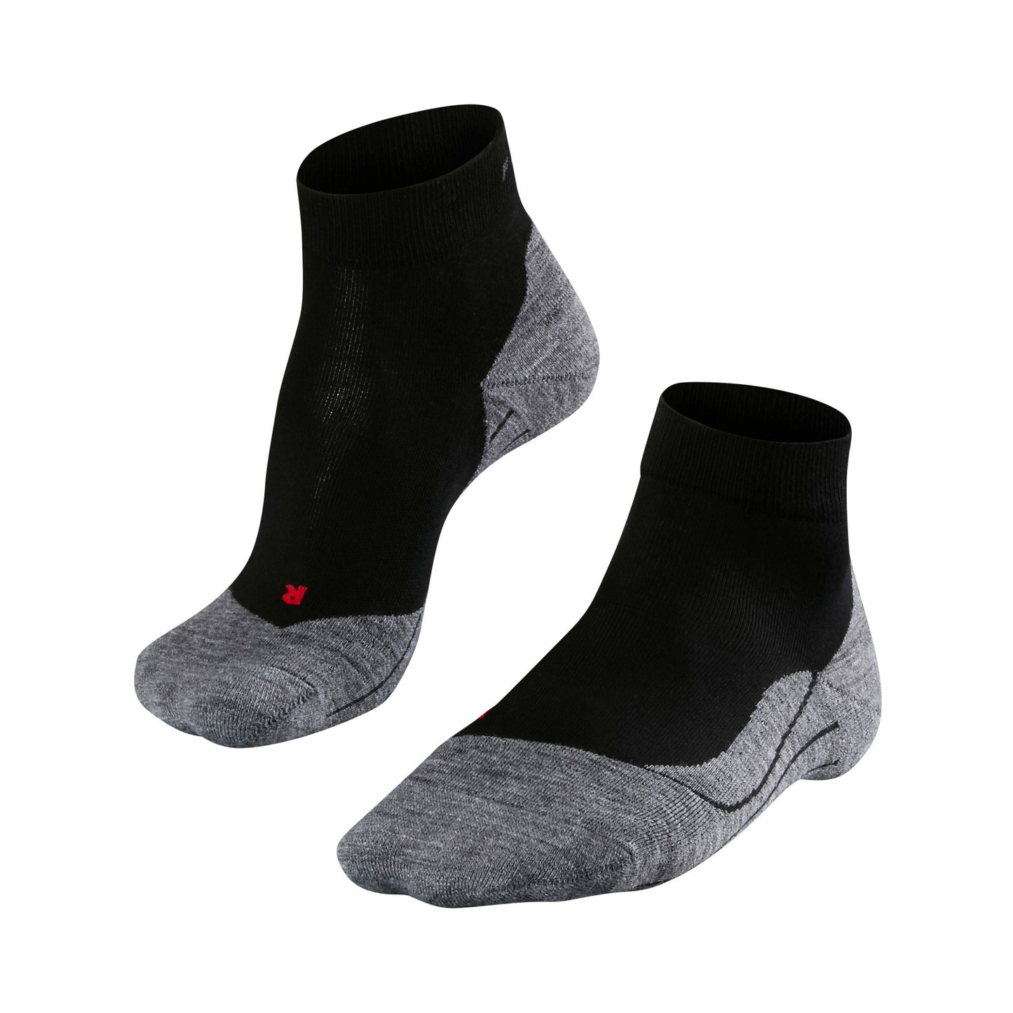 Falke RU4 Endurance Short Hardloopsokken Heren-Zwart,Grijs Falke RU4 Endurance Short Hardloopsokken Heren-Zwart,Grijs