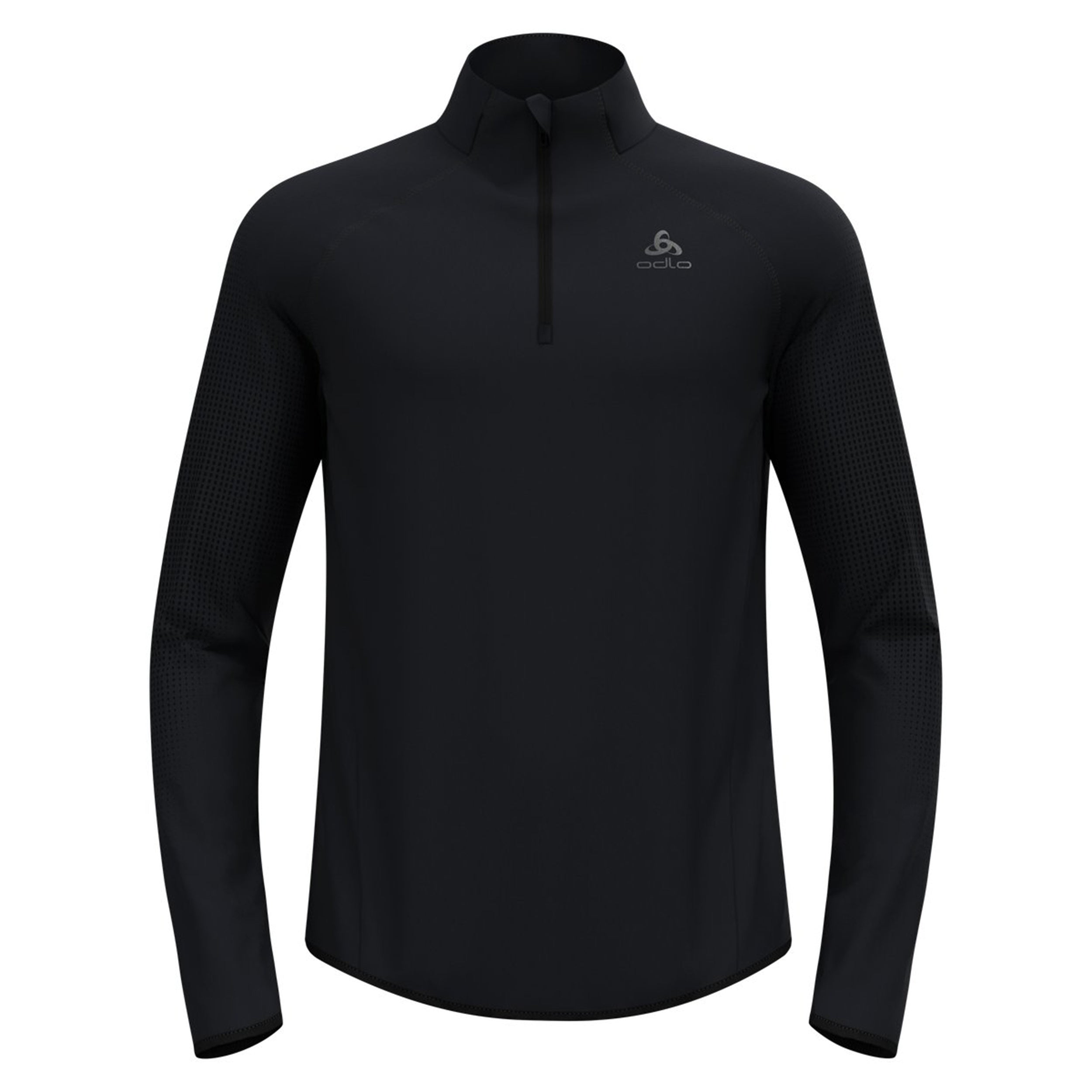 Zeroweight Warm Mid Layer 1/2 Zip Hardloopshirt Heren-Zwart