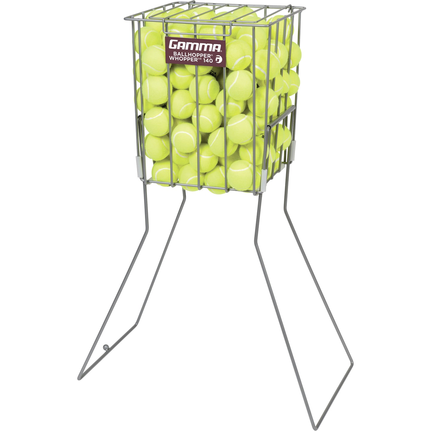 Gamma Ballhopper Whopper 140 Ballenmand-Zilver Gamma Ballhopper Whopper 140 Ballenmand-Zilver