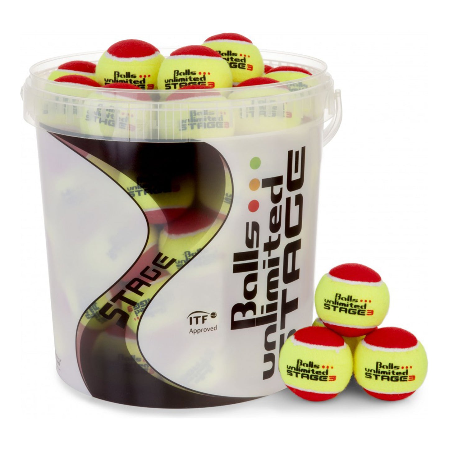 Balls Unlimited Emmer 60 stuks Stage 3 Balls Unlimited Emmer 60 stuks Stage 3