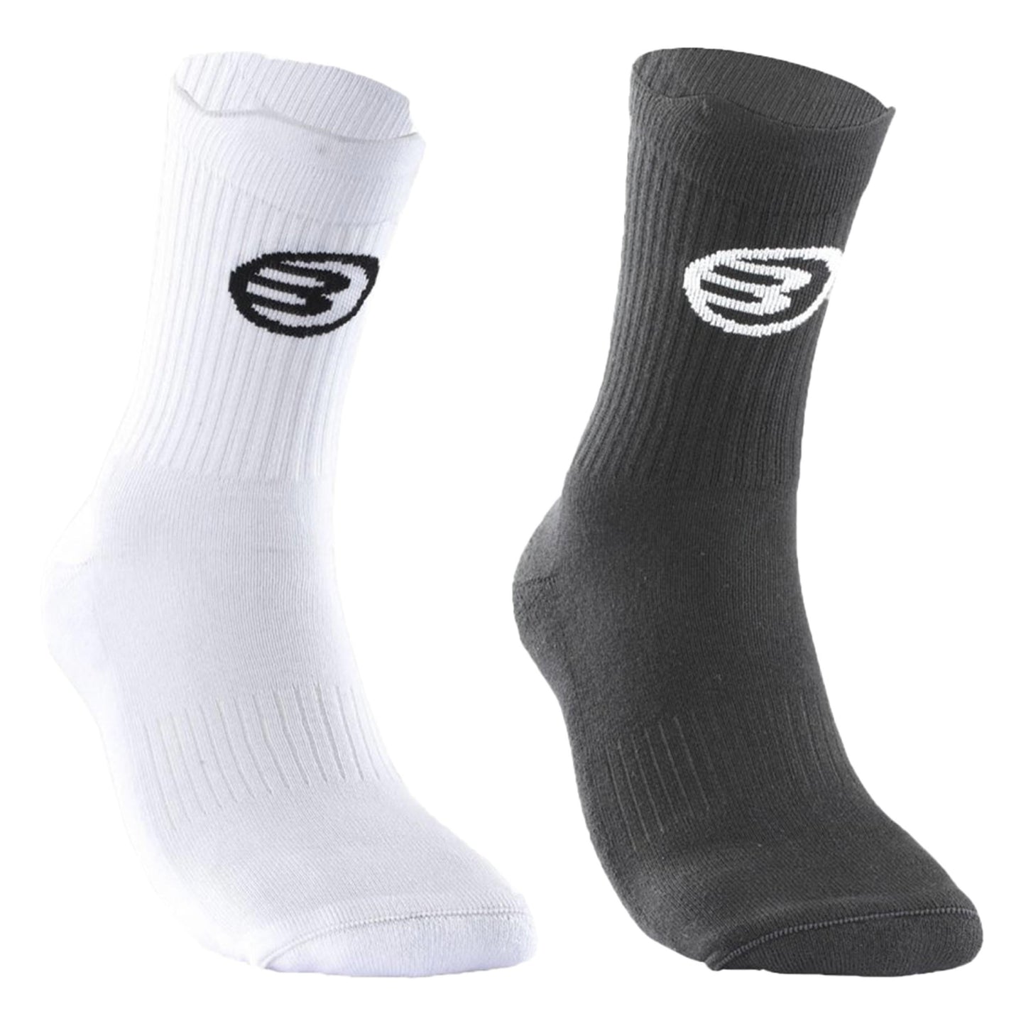 Bullpadel Bp253 (Pack 2) Sportsokken Unisex - zwart, wit Bullpadel Bp253 (Pack 2) Sportsokken Unisex - zwart, wit