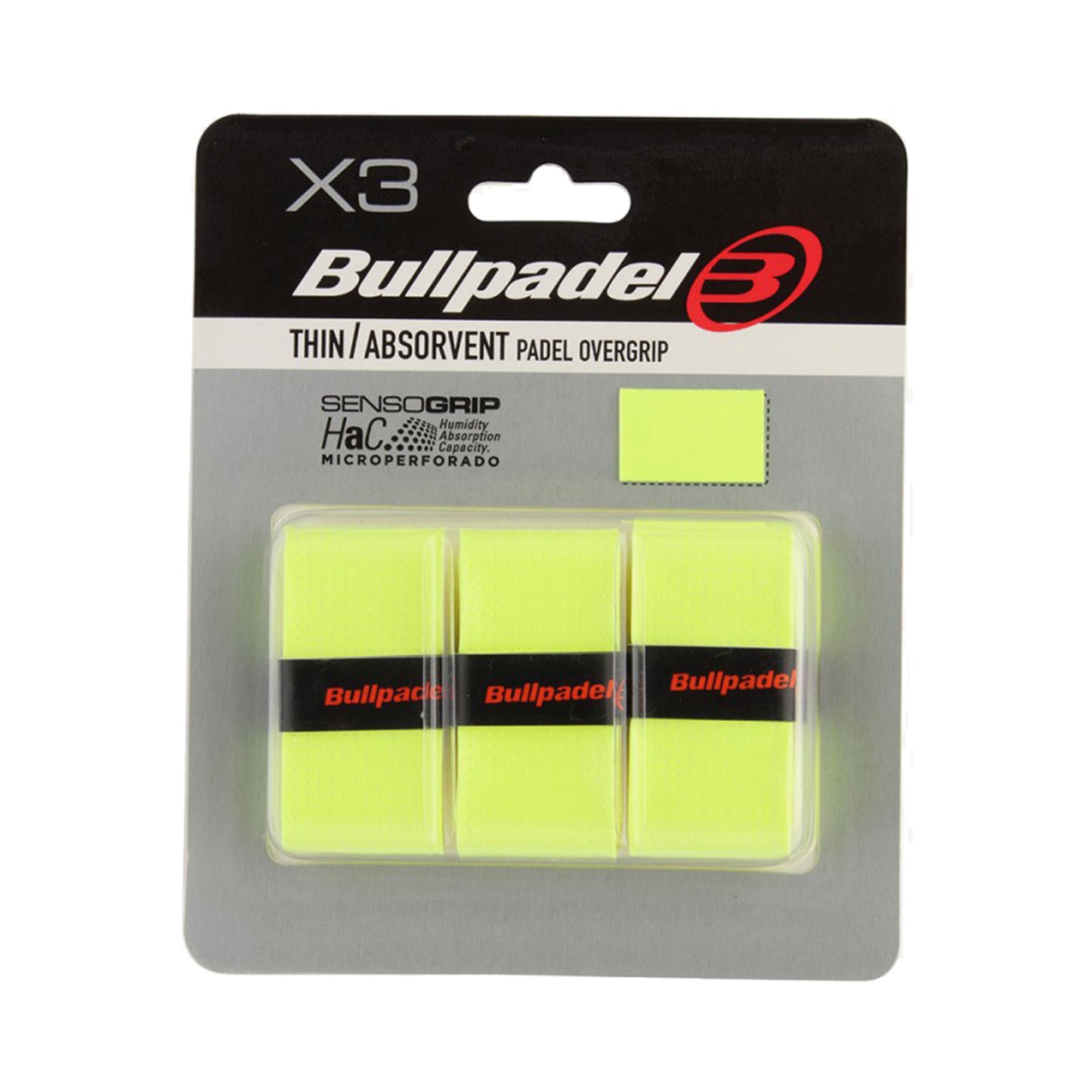 Bullpadel GB-1705 SENSO ABSORBENT-Neongeel Bullpadel GB-1705 SENSO ABSORBENT-Neongeel