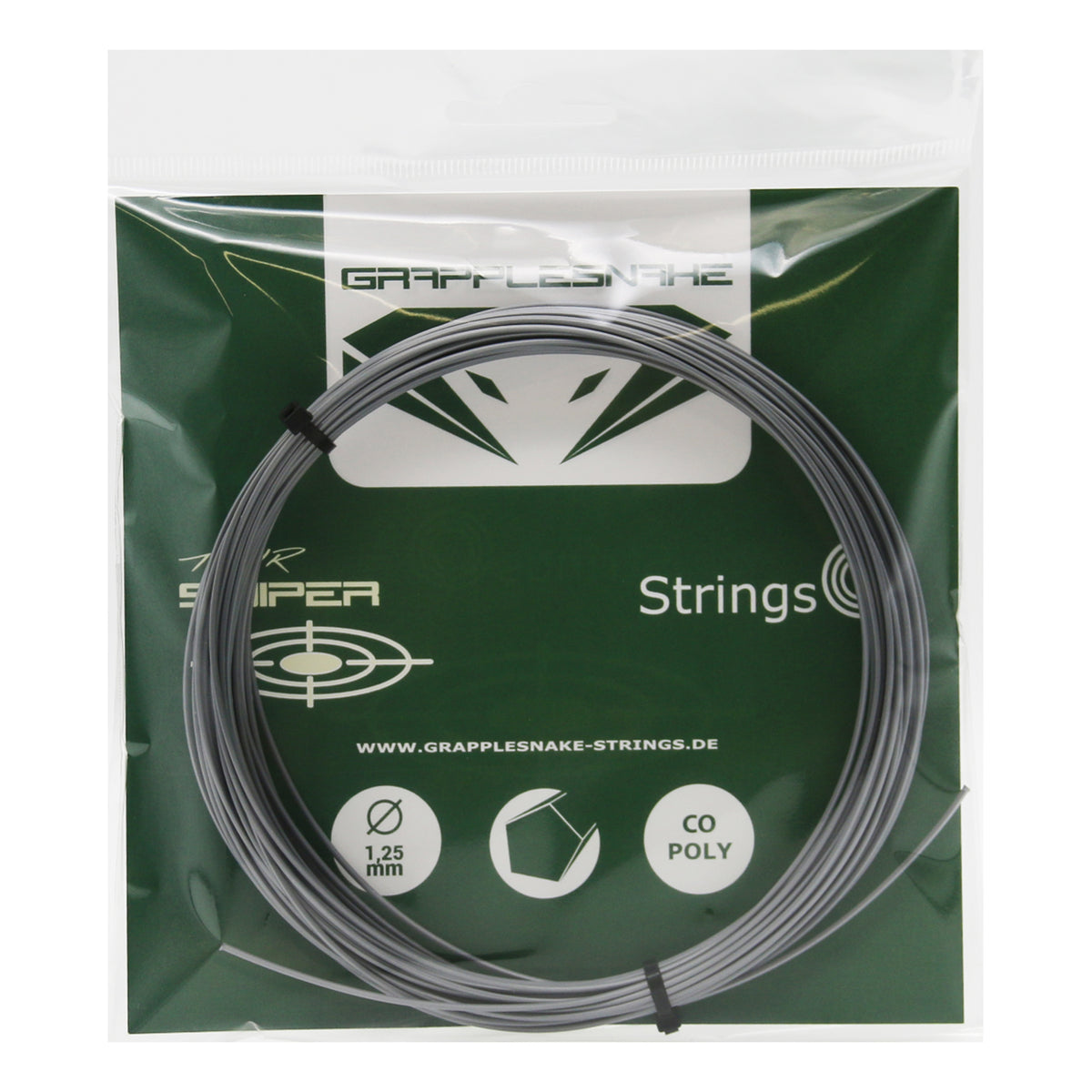 Grapplesnake Tour Sniper Set snaren 12m - zilver Grapplesnake Tour Sniper Set snaren 12m - zilver