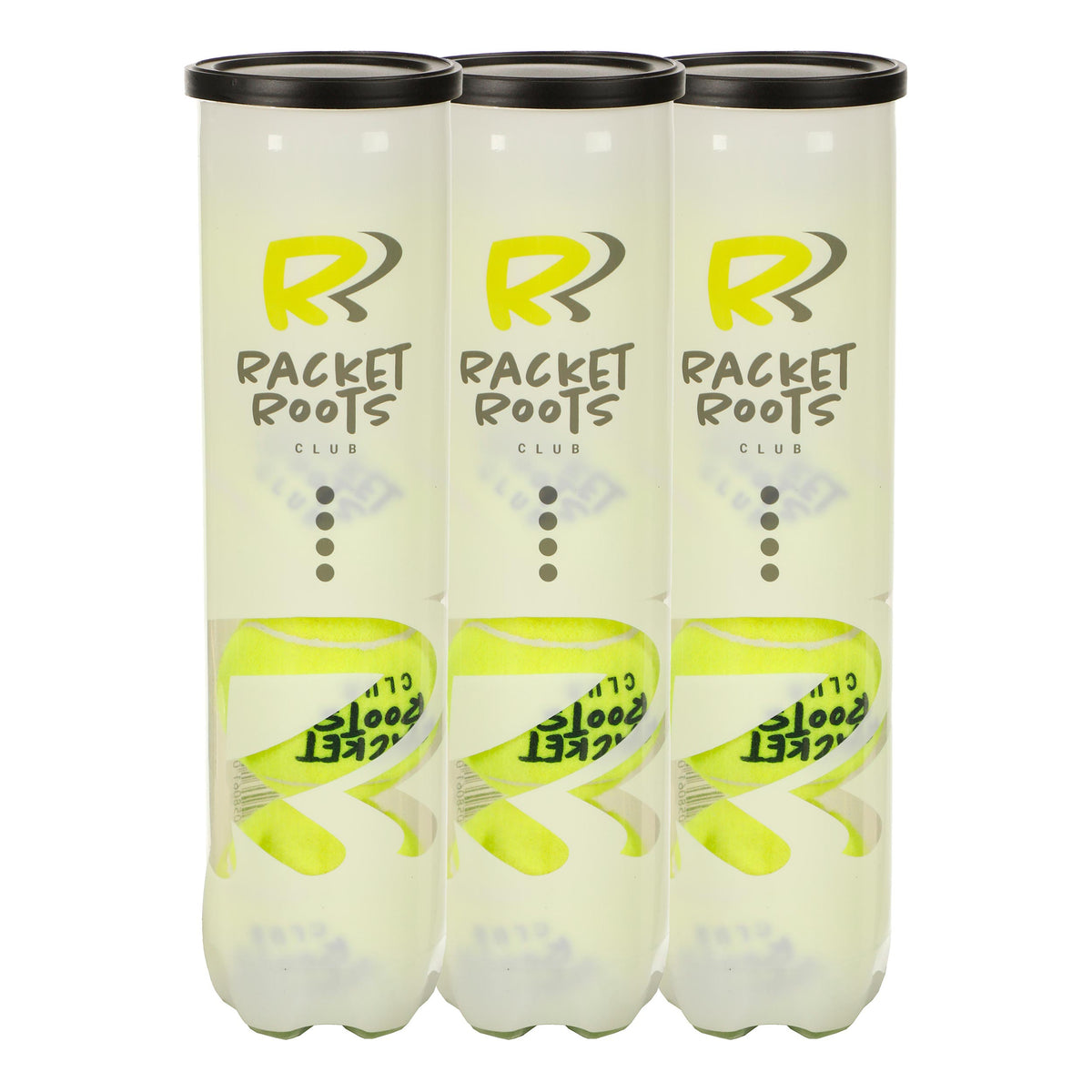 Racket Roots 3x verpakking 4 stuks Club Racket Roots 3x verpakking 4 stuks Club