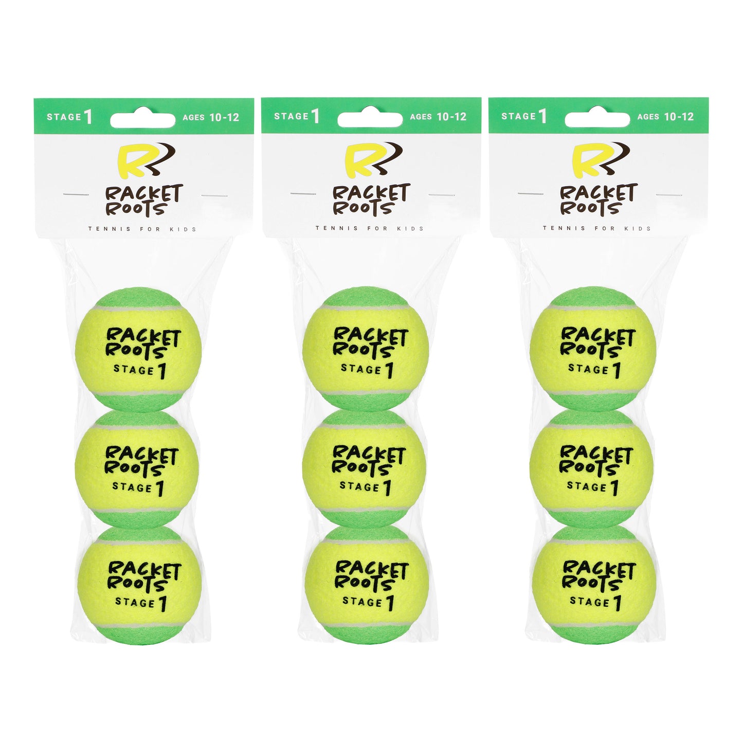 Racket Roots Zak met 3 stuks 3x RR Stage 1 Racket Roots Zak met 3 stuks 3x RR Stage 1