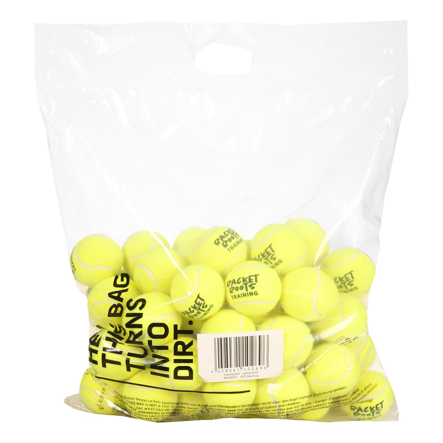 Racket Roots RR Training Zak 60 Stuks Racket Roots RR Training Zak 60 Stuks