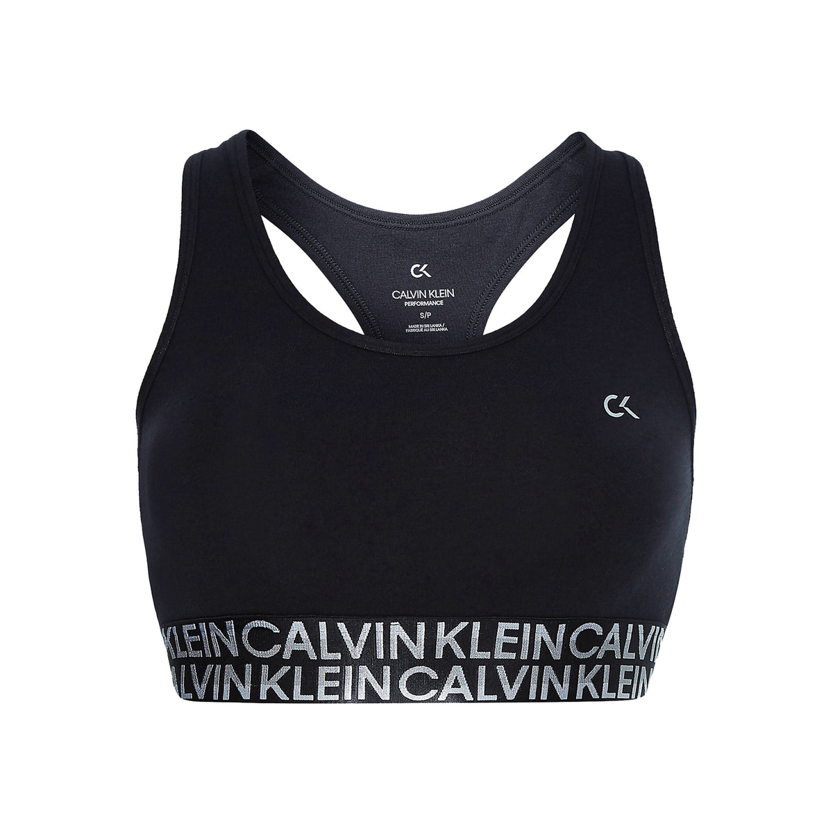 Calvin Klein Low Support Sport-bh Dames - zwart, Calvin Klein Low Support Sport-bh Dames - zwart,