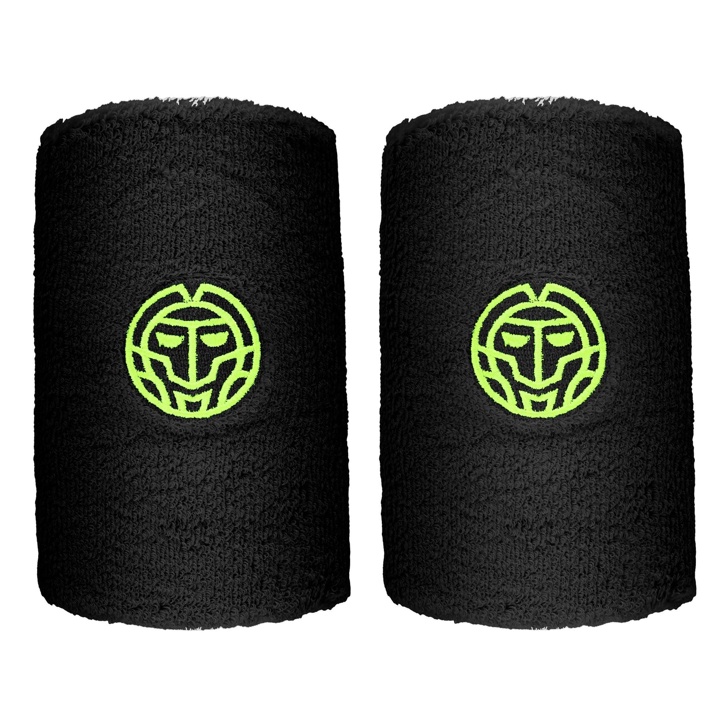 BIDI BADU Night Flash Zweetband Verpakking 2 stuks lang - zwart, neongeel BIDI BADU Night Flash Zweetband Verpakking 2 stuks lang - zwart, neongeel