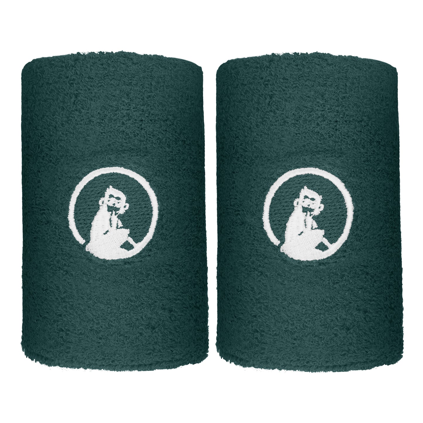Quiet Please Zweetband Verpakking 2 stuks lang - groen Quiet Please Zweetband Verpakking 2 stuks lang - groen