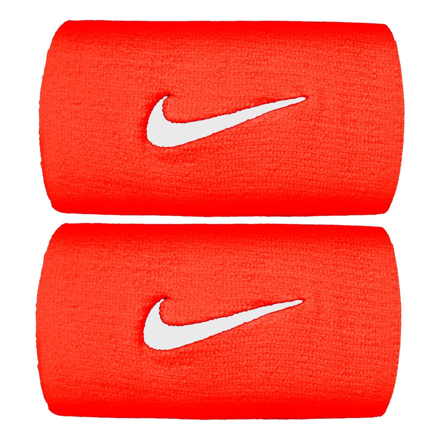 Nike Premier DW Zweetband Verpakking 2 stuks lang - lichtrood, wit Nike Premier DW Zweetband Verpakking 2 stuks lang - lichtrood, wit