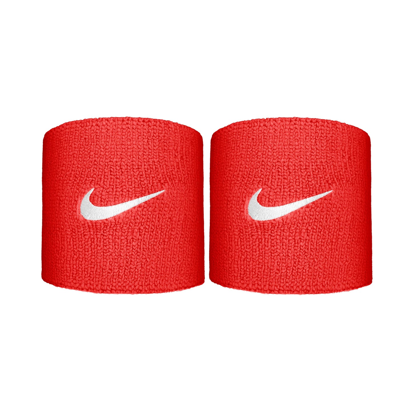 Nike Premier Zweetband Verpakking 2 stuks kort - lichtrood, wit Nike Premier Zweetband Verpakking 2 stuks kort - lichtrood, wit