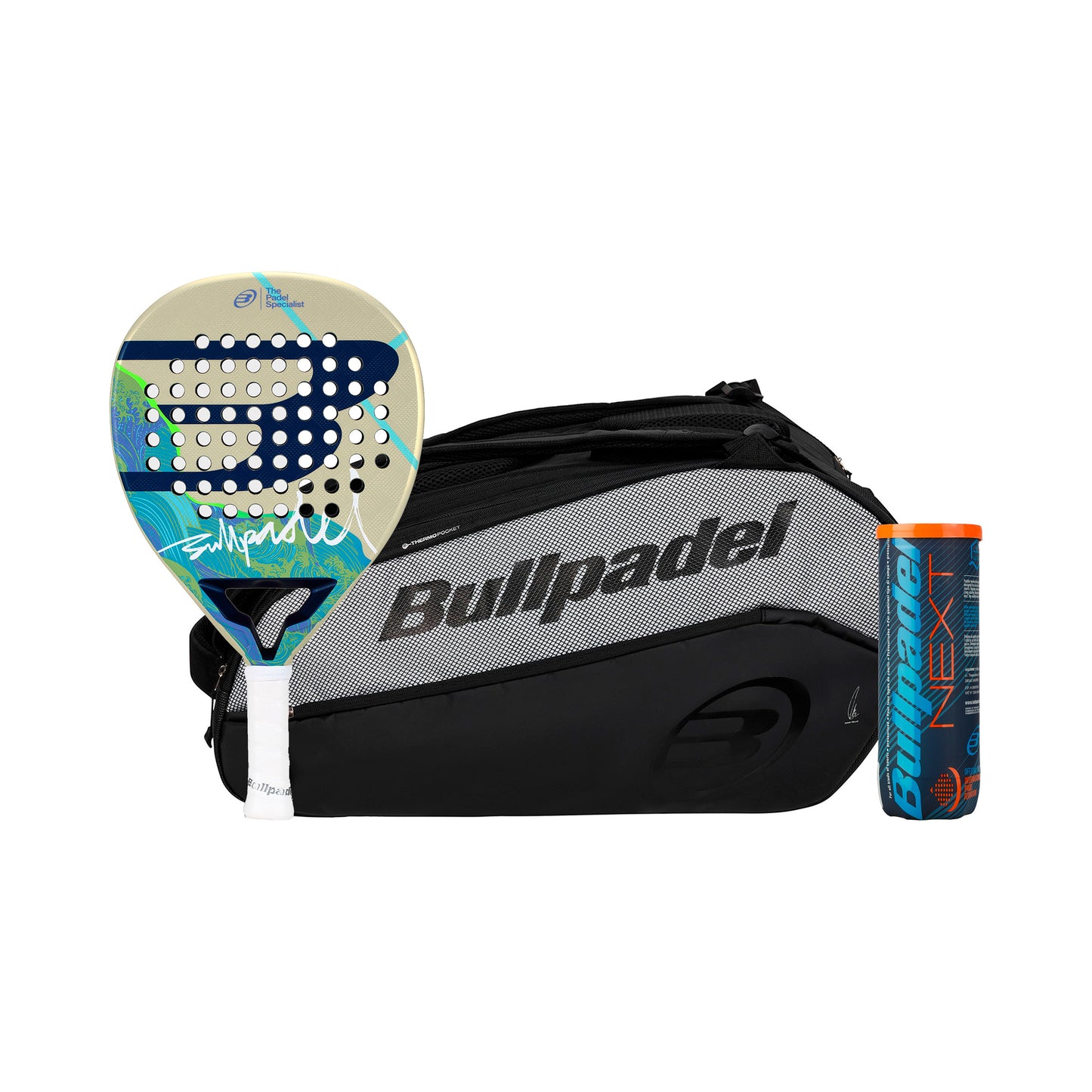 Bullpadel Iconic Light 26 Plus rackettas, Plus balverpakking Bullpadel Iconic Light 26 Plus rackettas, Plus balverpakking