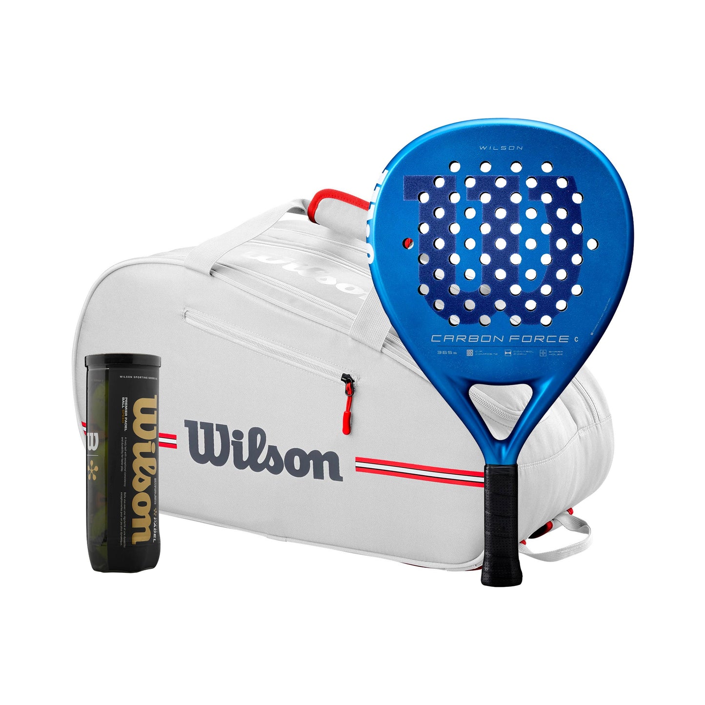 Wilson Carbon Force C Plus rackettas, Plus balverpakking Wilson Carbon Force C Plus rackettas, Plus balverpakking