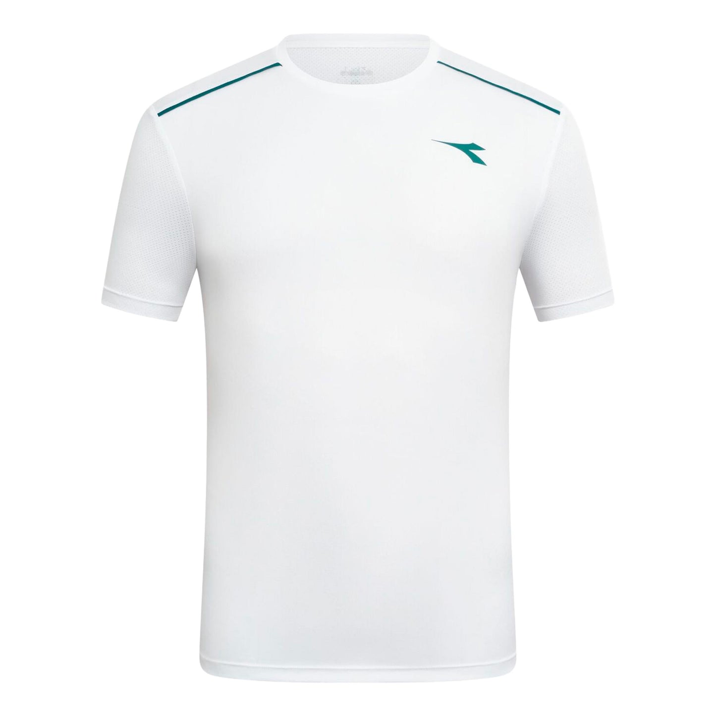 Diadora Court T-shirt Heren-wit Diadora Court T-shirt Heren-wit