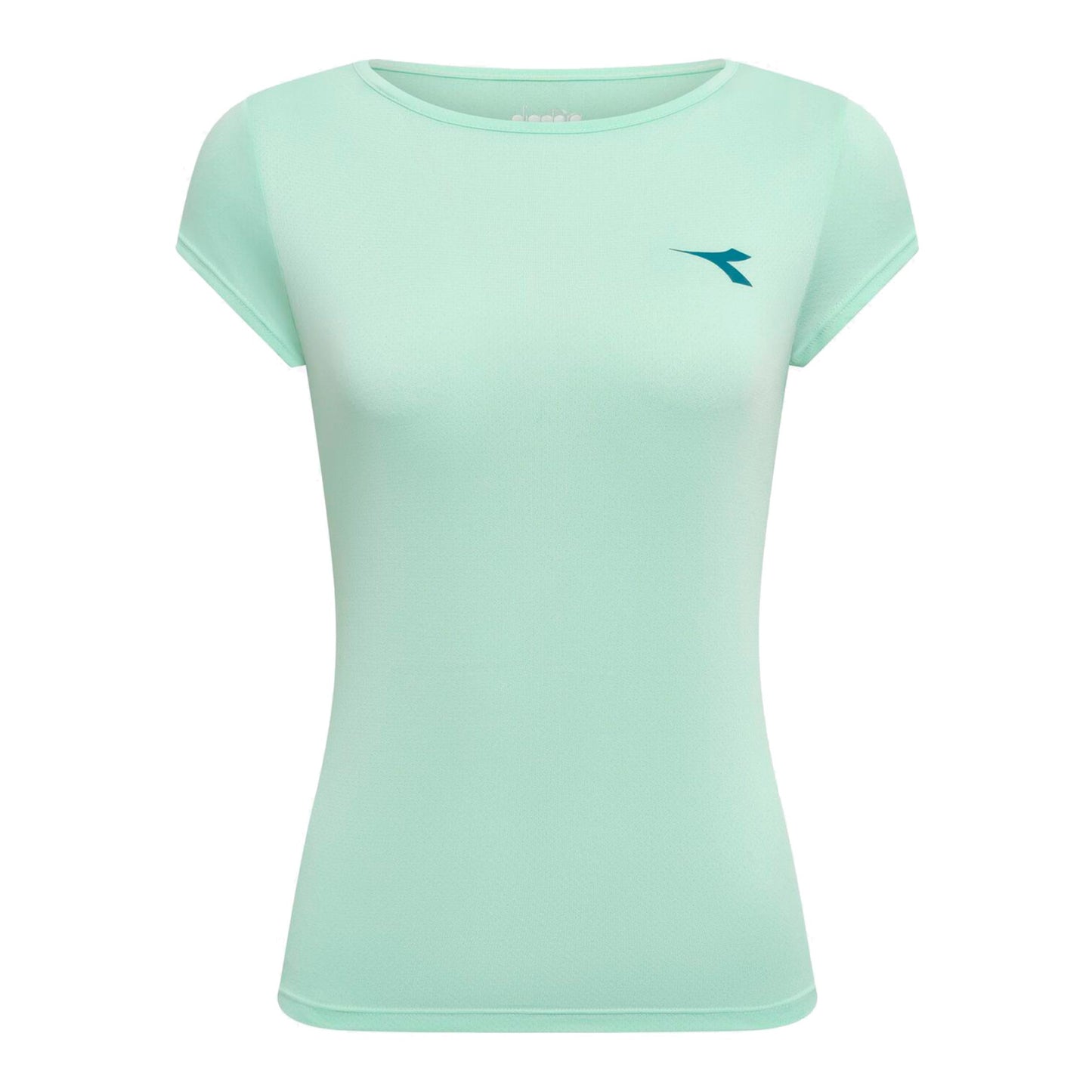 Diadora Court T-shirt Dames-groen Diadora Court T-shirt Dames-groen