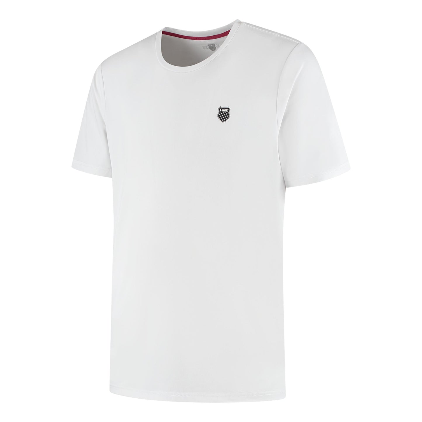 K-Swiss Hypercourt Basic T-shirt Heren - wit K-Swiss Hypercourt Basic T-shirt Heren - wit