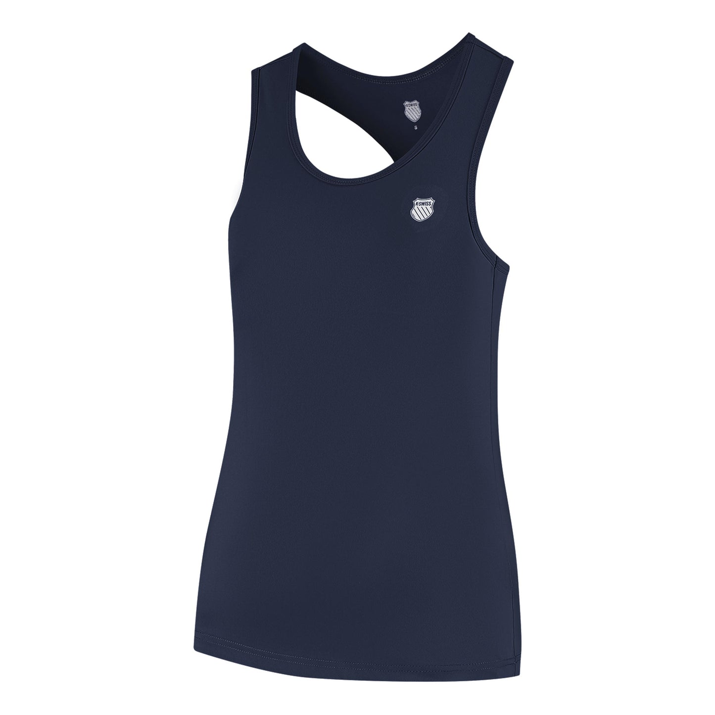 K-Swiss Hypercourt Basic Tanktop Dames - donkerblauw K-Swiss Hypercourt Basic Tanktop Dames - donkerblauw