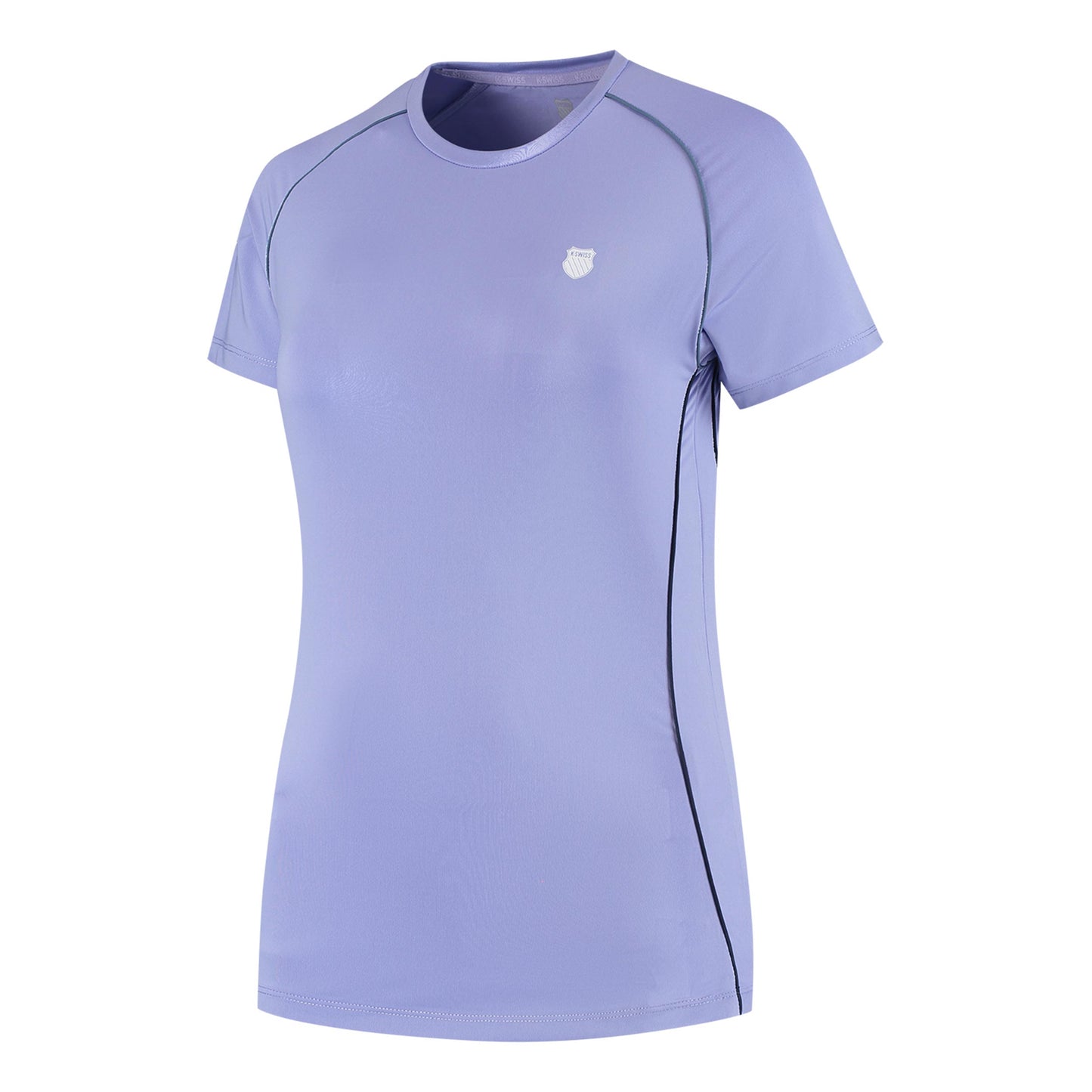 K-Swiss Hypercourt Basic T-shirt Dames - mauve K-Swiss Hypercourt Basic T-shirt Dames - mauve