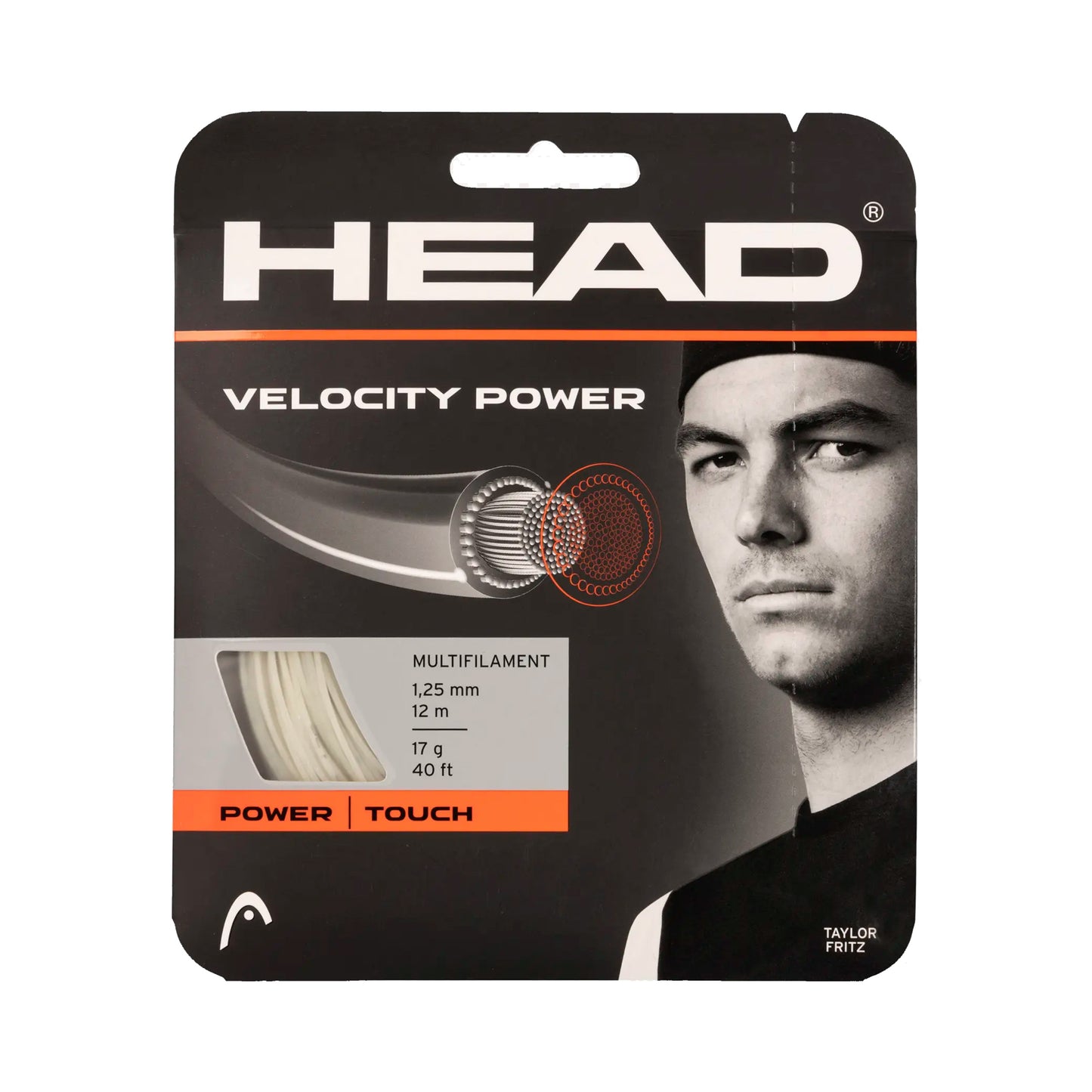 HEAD Velocity MLT Power Set snaren 12m - natuurlijke kleuren HEAD Velocity MLT Power Set snaren 12m - natuurlijke kleuren