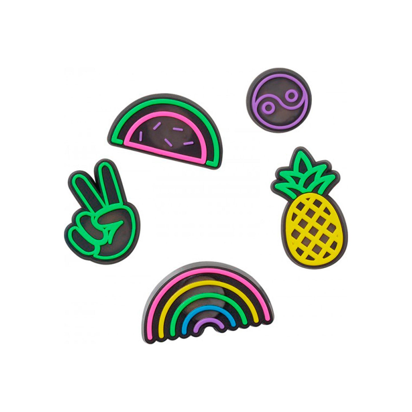 Crocs Lights Up Fun Sonstiges Verpakking 5 stuks Unisex - veelkleurig Crocs Lights Up Fun Sonstiges Verpakking 5 stuks Unisex - veelkleurig