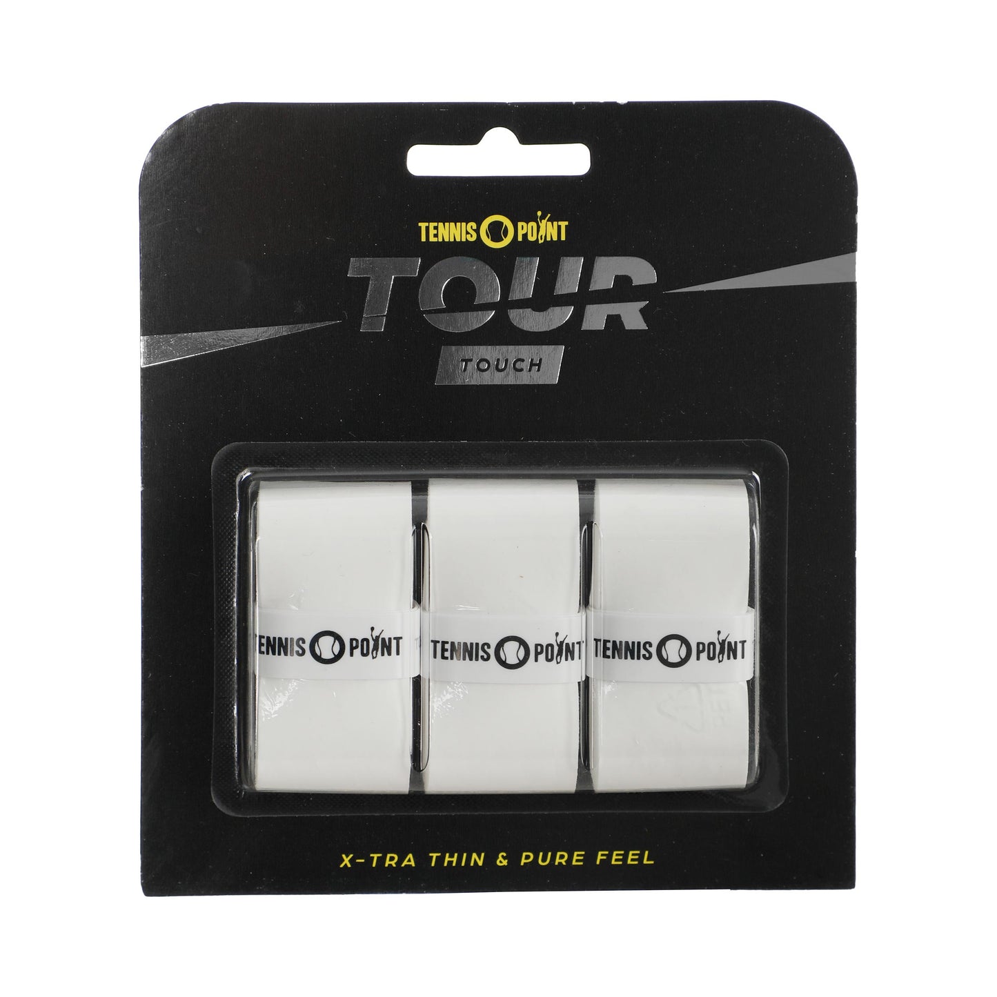 Tennis-Point Tour Touch Verpakking 3 stuks - wit Tennis-Point Tour Touch Verpakking 3 stuks - wit
