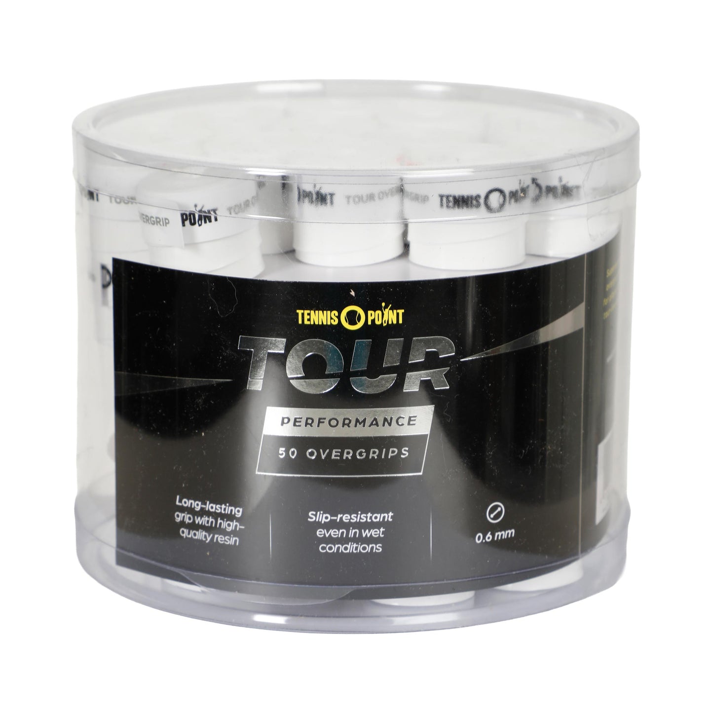 Tennis-Point Tour Performance Box 50 stuks - wit Tennis-Point Tour Performance Box 50 stuks - wit