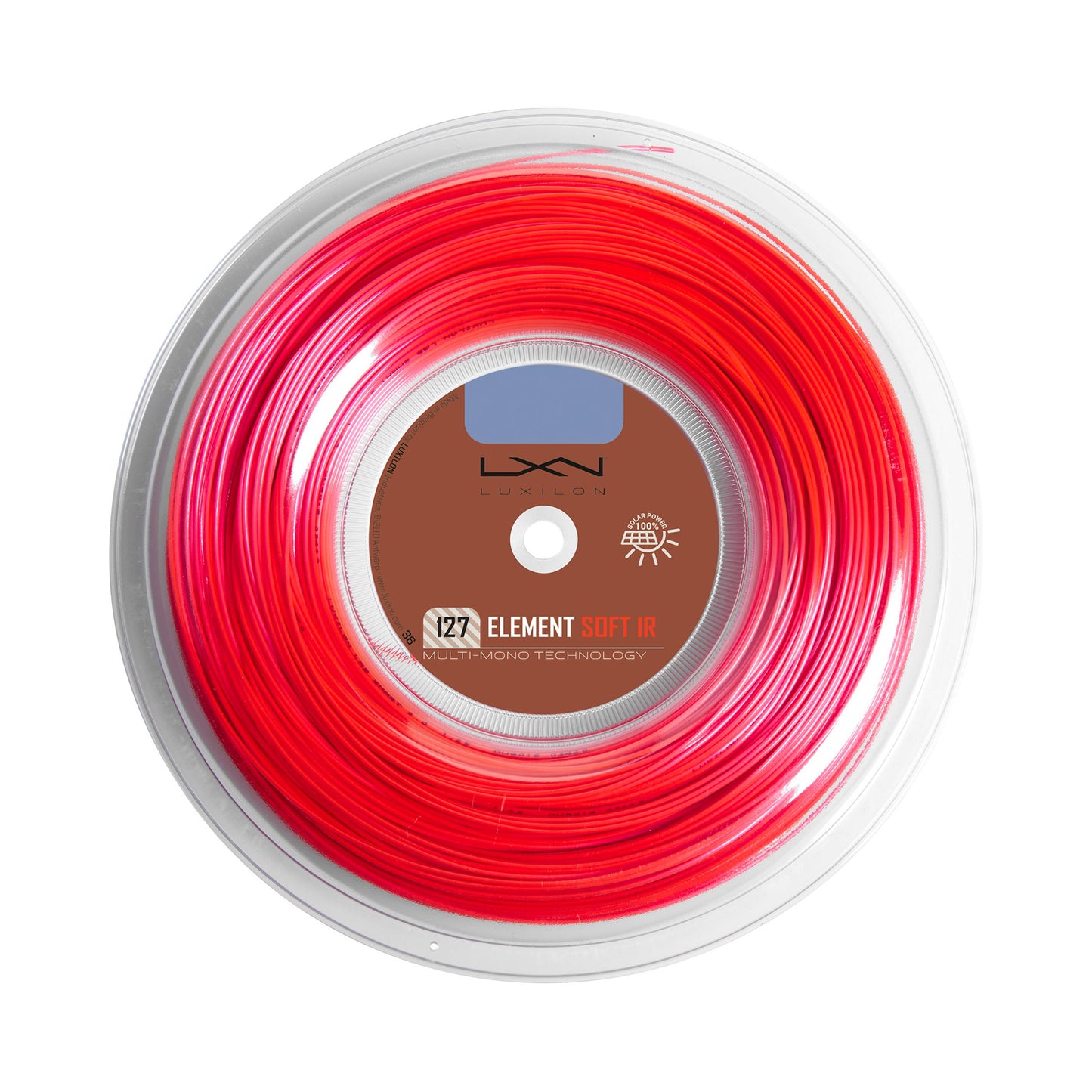 Luxilon Element Rol snaren 200m - rood Luxilon Element Rol snaren 200m - rood