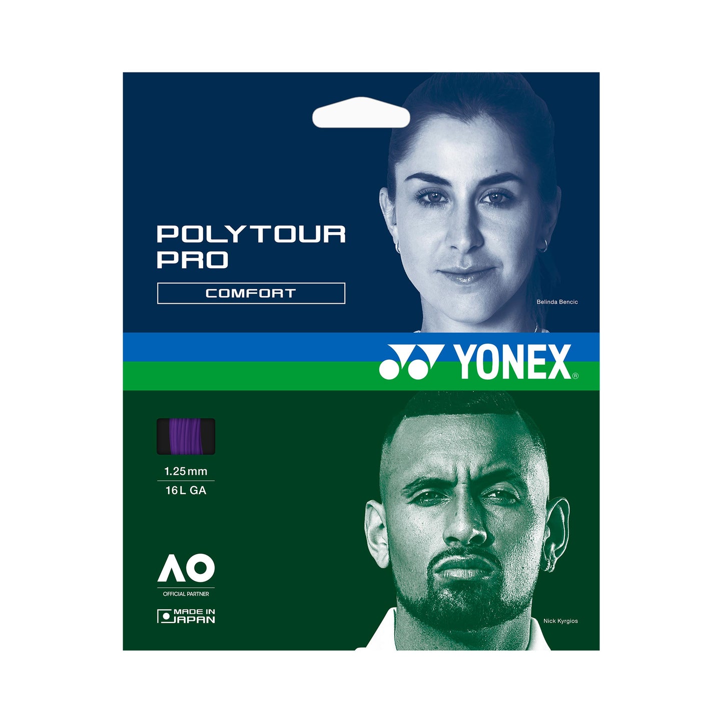 Yonex Poly Tour Pro Midnight Purple Set snaren 12m - donkerblauw Yonex Poly Tour Pro Midnight Purple Set snaren 12m - donkerblauw