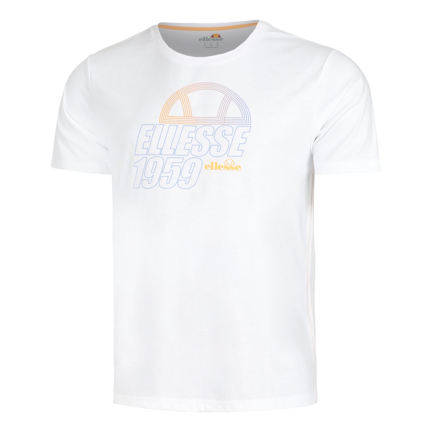 Ellesse Blakeney T-shirt Heren - wit, veelkleurig