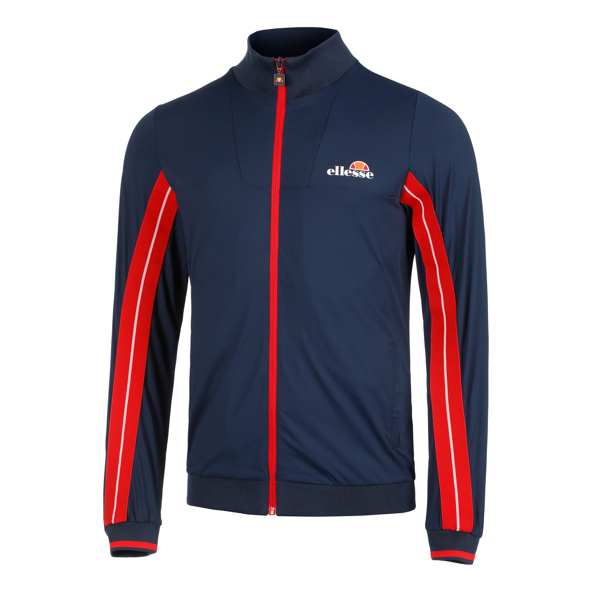 Ellesse Lyndon Trainingsjack Heren - donkerblauw, rood