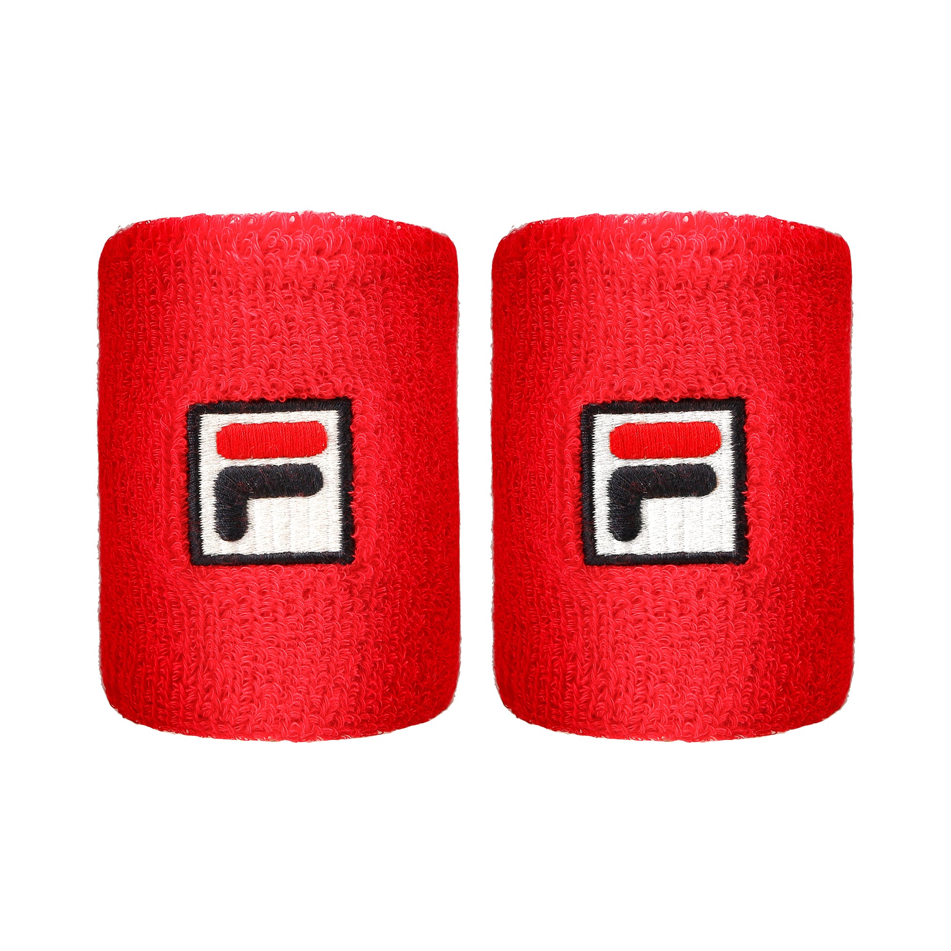 Fila Osten Zweetband Verpakking 2 stuks Unisex - rood, wit