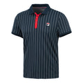 BB1 Stripes Polo Heren - donkerblauw, wit