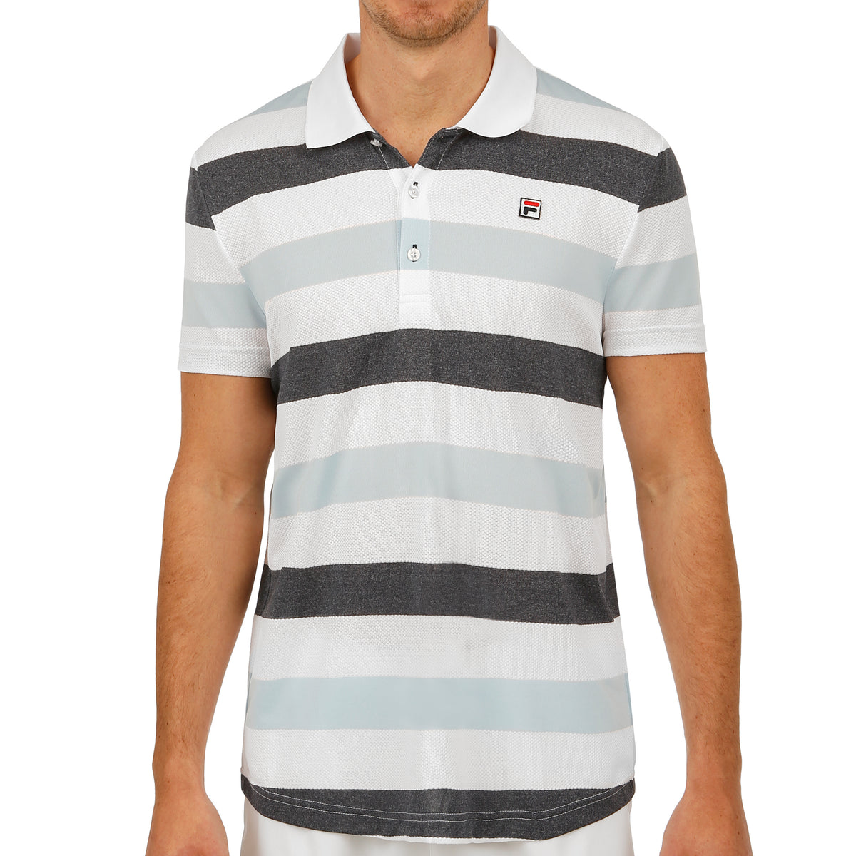 Fila Fabrice Polo Heren - donkerblauw, lichtblauw