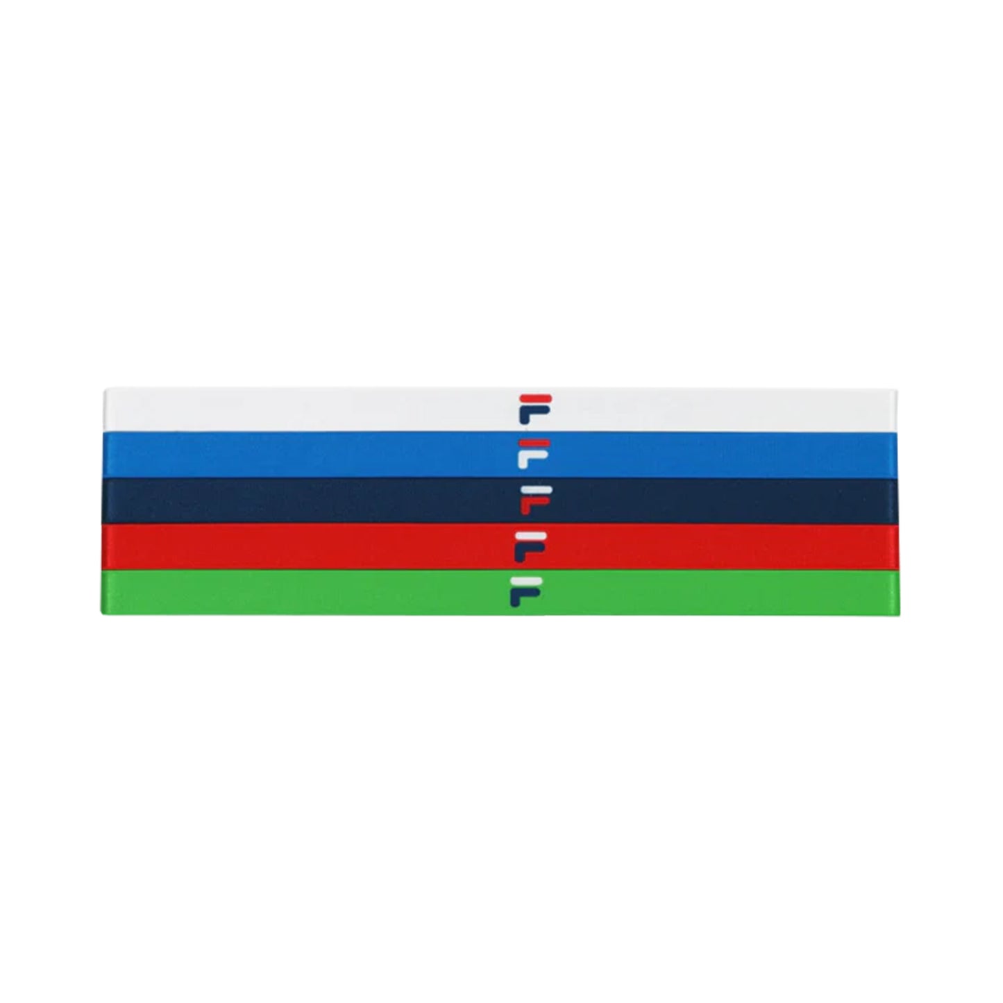 Fila Millie Hoofdband Unisex - wit, donkerblauw