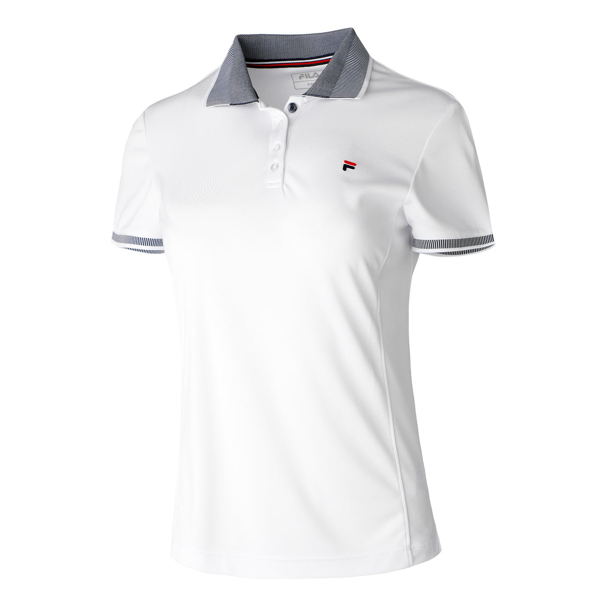 Fila Emma Polo Dames - wit, grijs