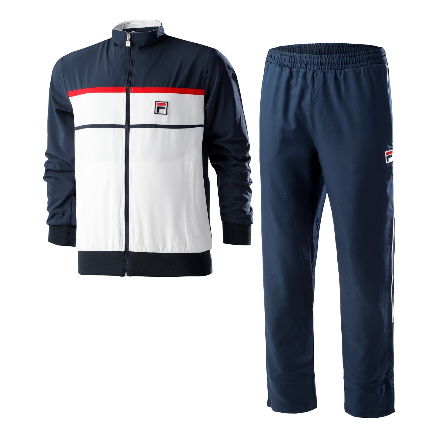 Fila Max Trainingspak Heren - donkerblauw, wit