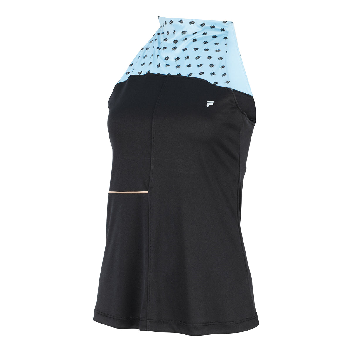 Fila Lottie Tanktop Dames - zwart, lichtblauw